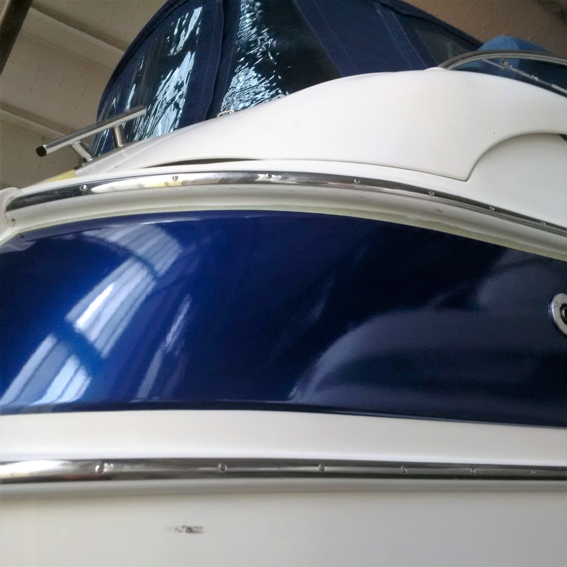 blauer Gelcoat Bavaria